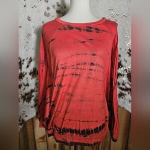 Fantastic Fawn Red and Black Long Sleeve Top